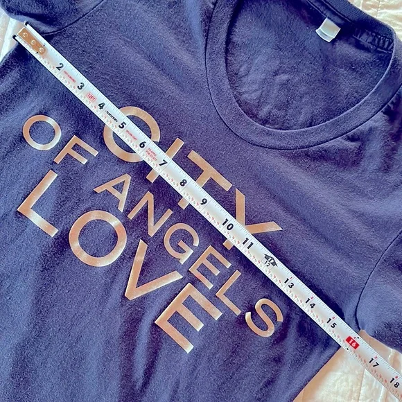 JOHN MAYER 2008 Los Angeles T-Shirt Official Tee Navy Blue “City Love” Silver M - Picture 6 of 7